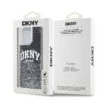 DKNY Liquid Glitter Arch Logo Black Kryt iPhone 14 Pro