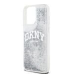 DKNY Liquid Glitter Arch Logo Transparent Kryt iPhone 15 Pro Max