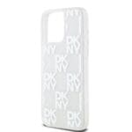 DKNY Liquid Glitter Checkered Pattern Transparent Kryt iPhone 15 Pro Max