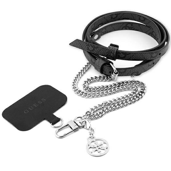 Guess GUUC4MG4EK Universal Cbdy Strap Black/Black 4G Chain