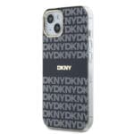 DKNY PC/TPU Repeat Pattern Tonal Stripe MagSafe Black Kryt iPhone 13