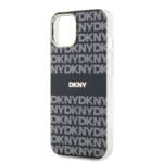 DKNY PC/TPU Repeat Pattern Tonal Stripe MagSafe Black Kryt iPhone 13