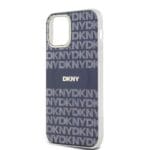 DKNY PC/TPU Repeat Pattern Tonal Stripe MagSafe Blue Kryt iPhone 12/12 Pro