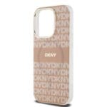 DKNY PC/TPU Repeat Pattern Tonal Stripe MagSafe Pink Kryt iPhone 13 Pro Max