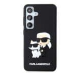 Karl Lagerfeld 3D Rubber Karl and Choupette Black Kryt Samsung Galaxy S24