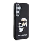 Karl Lagerfeld 3D Rubber Karl and Choupette Black Kryt Samsung Galaxy S24