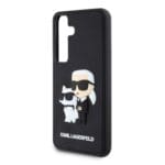 Karl Lagerfeld 3D Rubber Karl and Choupette Black Kryt Samsung Galaxy S24