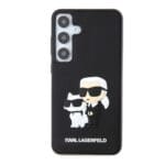 Karl Lagerfeld 3D Rubber Karl and Choupette Black Kryt Samsung Galaxy S24 Plus