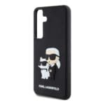 Karl Lagerfeld 3D Rubber Karl and Choupette Black Kryt Samsung Galaxy S24 Plus