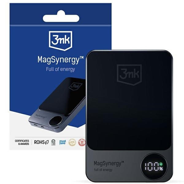 3MK MagSynergy Powerbank 10000mAh with Wireless Charging Function MagSafe