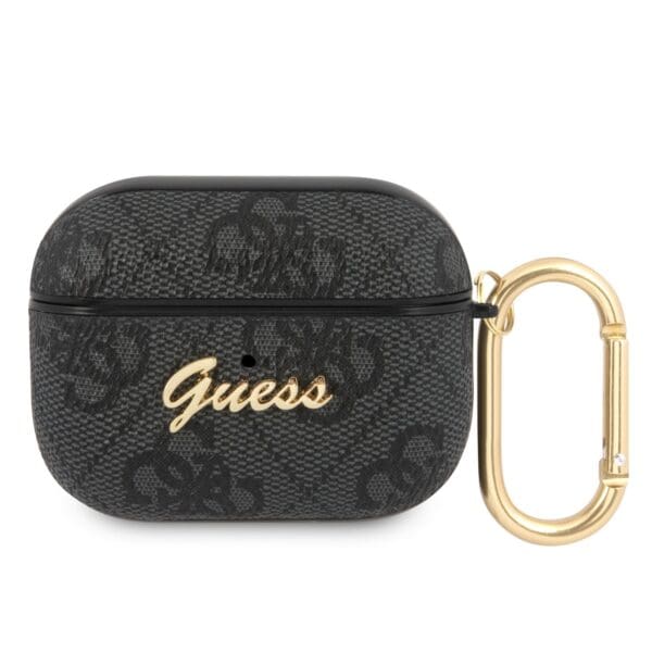 Guess 4G Script PC/PU Black Kryt AirPods Pro