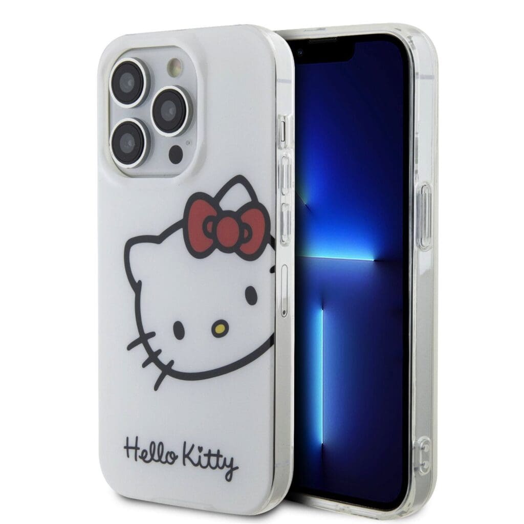 Hello Kitty IML Head Logo White Kryt iPhone 15 Pro