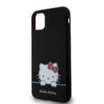 Hello Kitty Liquid Silicone Daydreaming Logo Black Kryt iPhone 11