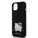 Hello Kitty Liquid Silicone Daydreaming Logo Black Kryt iPhone 13