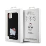 Hello Kitty Liquid Silicone Daydreaming Logo Black Kryt iPhone 13