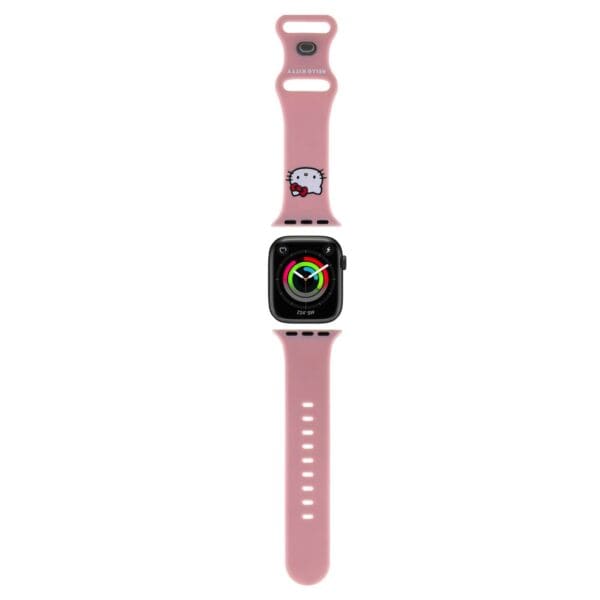 Hello Kitty Liquid Silicone Kitty Head Logo Band Apple Watch 38/40mm Pink