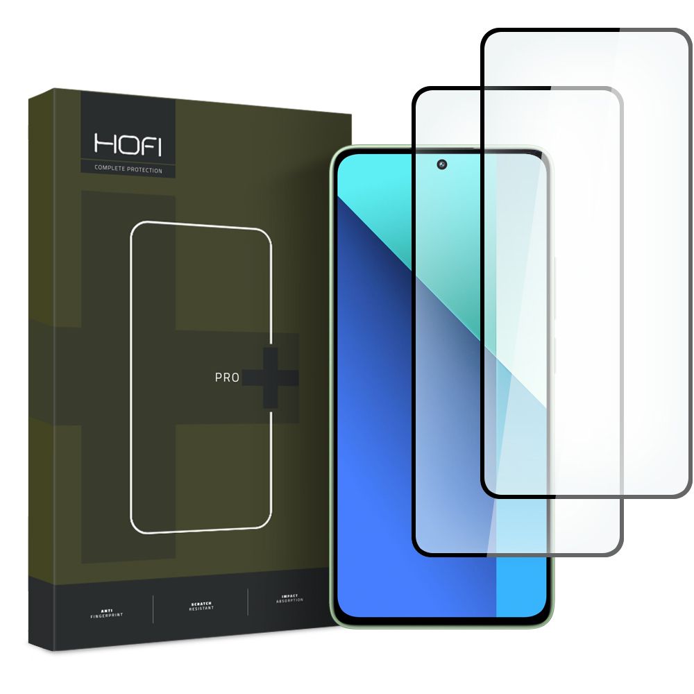 Hofi Glass Pro+ 2-Pack Black Xiaomi Redmi Note 13 4G