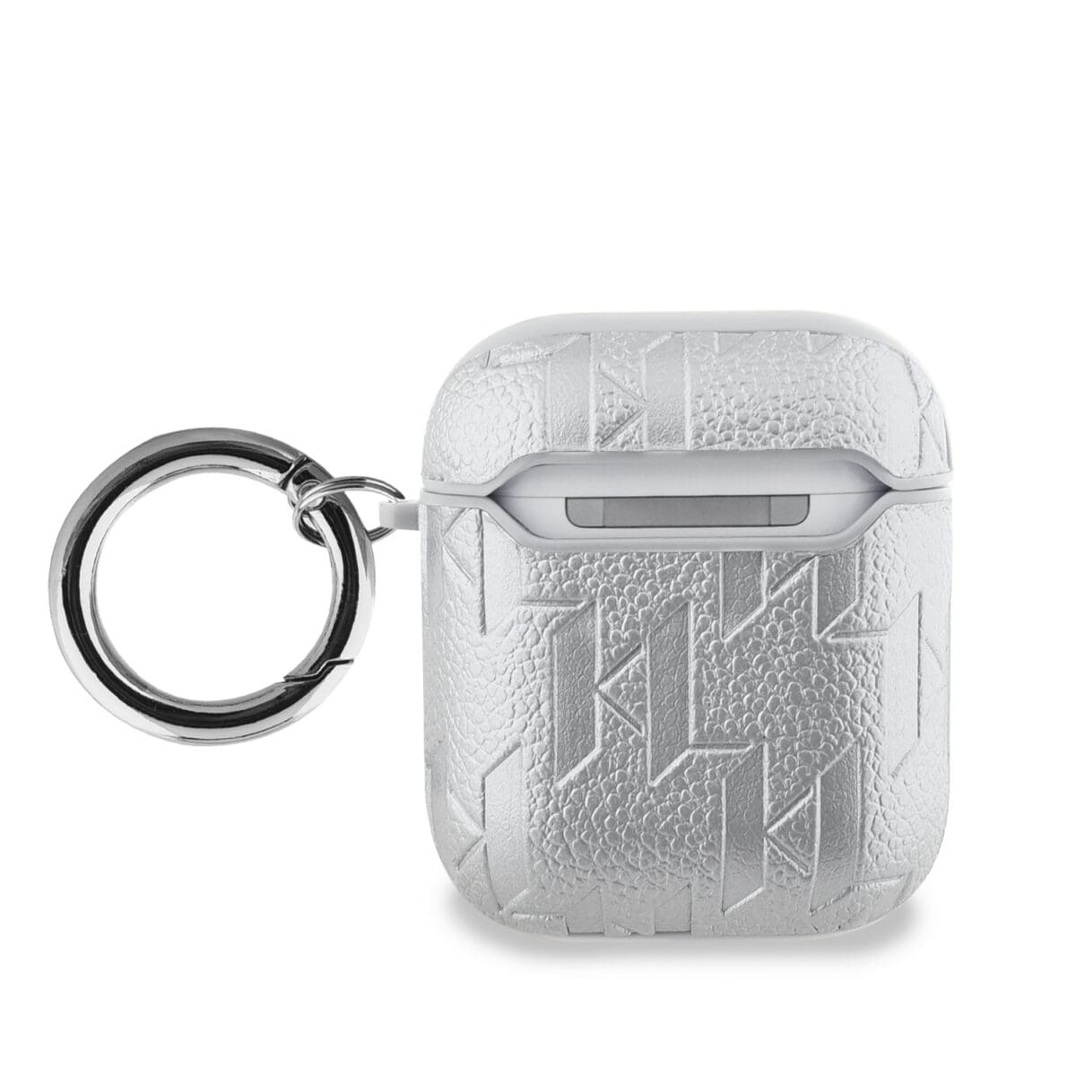 Karl Lagerfeld PU Embossed Karl Head Silver Kryt AirPods 1/2