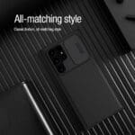 Nillkin CamShield Pro Magnetic Black Kryt Samsung Galaxy S22 Ultra