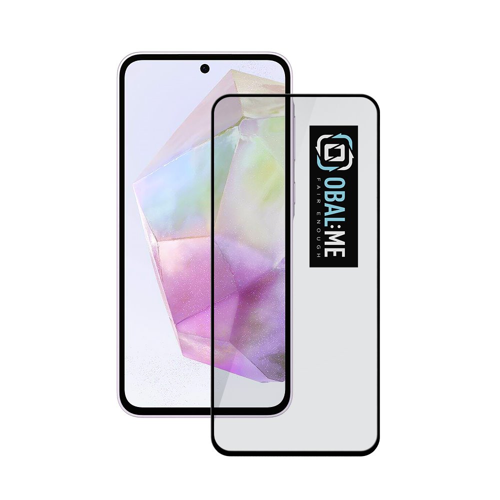 OBAL:ME 5D Tempered Glass Black Samsung Galaxy A35 5G