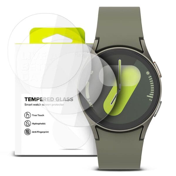 Ringke Tempered Glass 4-pack Galaxy Watch 4 / 5 / 6 / 7 / Fe (40 mm) Clear