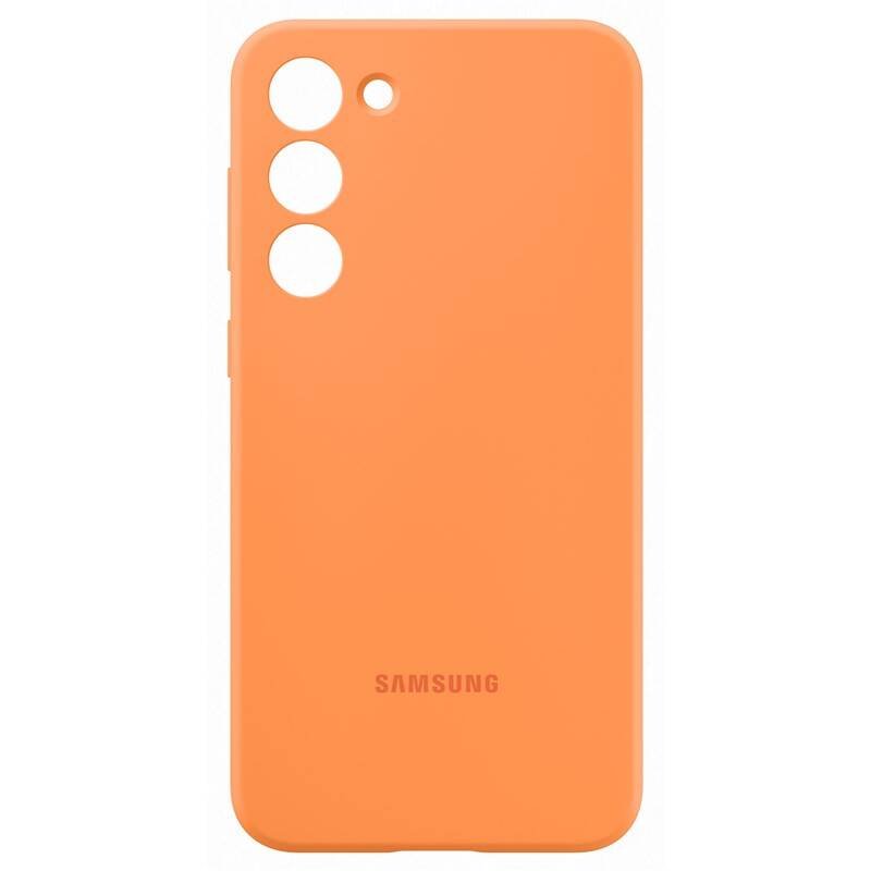 Samsung EF-PS916TOE Silicone Orange Kryt Samsung Galaxy S23 Plus