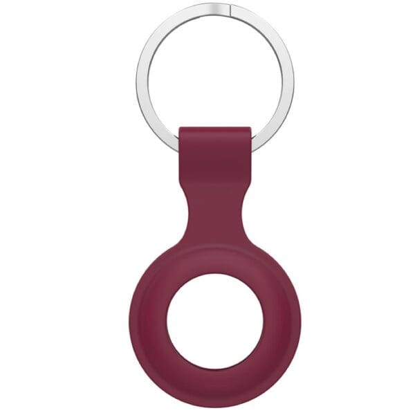 Silicone Key Ring Kryt na AirTag Wine Red