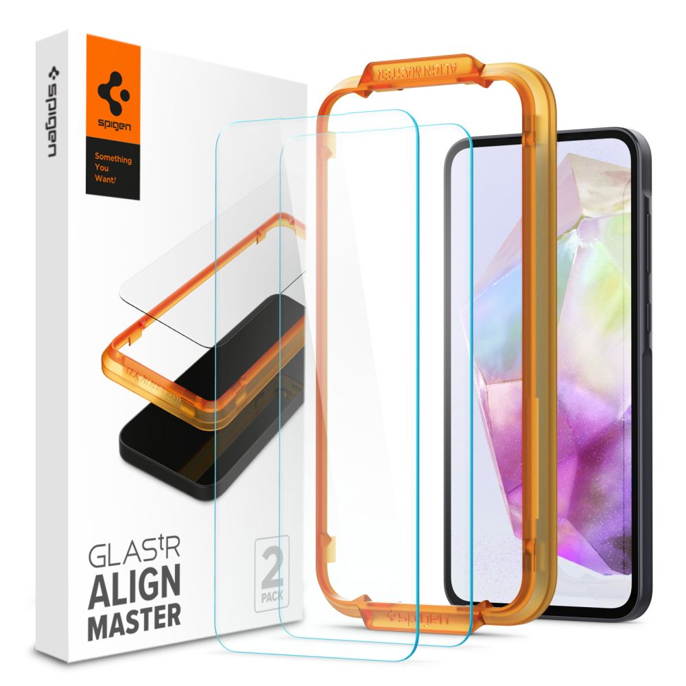 Spigen Alm Glas.tr 2-pack Clear Samsung Galaxy A35 5G