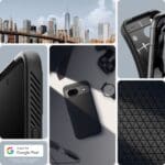 Spigen Liquid Air Matte Black Kryt Google Pixel 8a