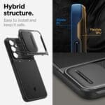 Spigen Optik Armor Black Kryt Samsung Galaxy A55 5G