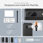 Spigen Optik.tr ”ez Fit” Camera Protector 2-pack Clear Google Pixel 8a