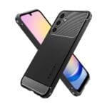 Spigen Rugged Armor Matte Black Kryt Samsung Galaxy A25 5G