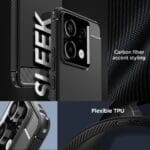 Spigen Rugged Armor Matte Black Kryt Xiaomi Redmi Note 13 Pro 5G