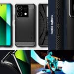 Spigen Rugged Armor Matte Black Kryt Xiaomi Redmi Note 13 Pro 5G