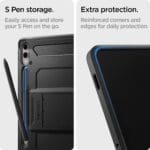 Spigen Tough Armor ”Pro” Black Kryt Samsung Galaxy Tab S9 Plus 12.4 X810/X816b