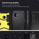 Spigen Tough Armor Pro Black Kryt Samsung Galaxy Xcover 6 Pro