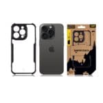 Tactical Quantum Stealth Apple Clear/Black Kryt iPhone 15 Pro