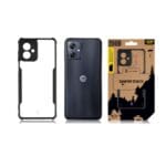 Tactical Quantum Stealth Clear/Black Kryt Motorola Moto G54 5G/G54 5G Power Edition