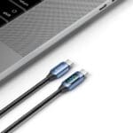 Tech-Protect UltraBoost LED Type-C Cable PD100W/5A 200CM Blue