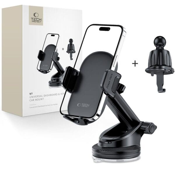 Tech-Protect V7 Universal Dashboard & Vent Car Mount Black