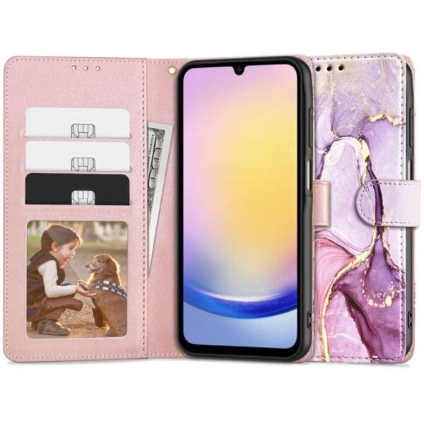 Tech-Protect Wallet Marble Kryt Samsung Galaxy A25 5G