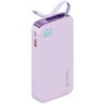 Usams Powerbank with Cable Retractable Lightning 10000 mAh PD 20W Fast Charge XY Series Purple 10KCD22503 (US-CD225)