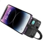 Usams Powerbank with Cable Retractable Lightning 10000 mAh PD 20W Fast Charge XY Series Purple 10KCD22503 (US-CD225)