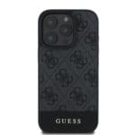 Guess PU 4G Stripe Grey Kryt iPhone 16 Pro Max