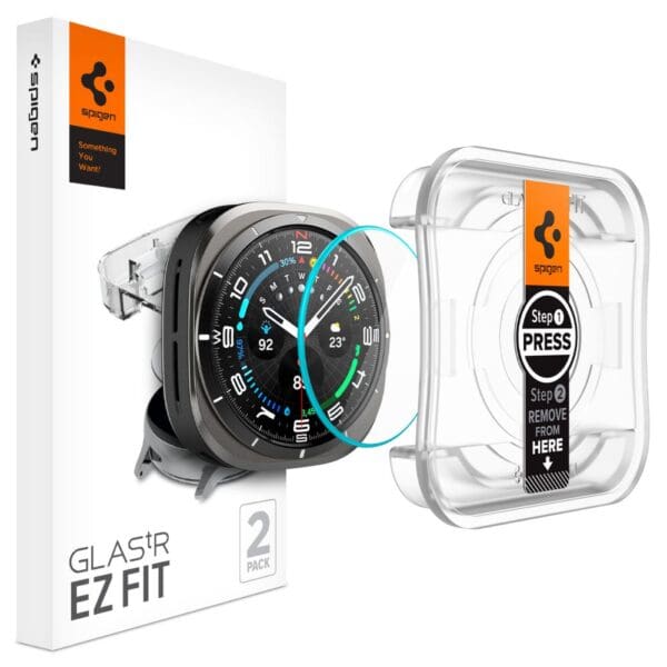 Spigen Glas.tr ”Ez Fit” 2-pack Galaxy Watch Ultra (47 mm) Clear