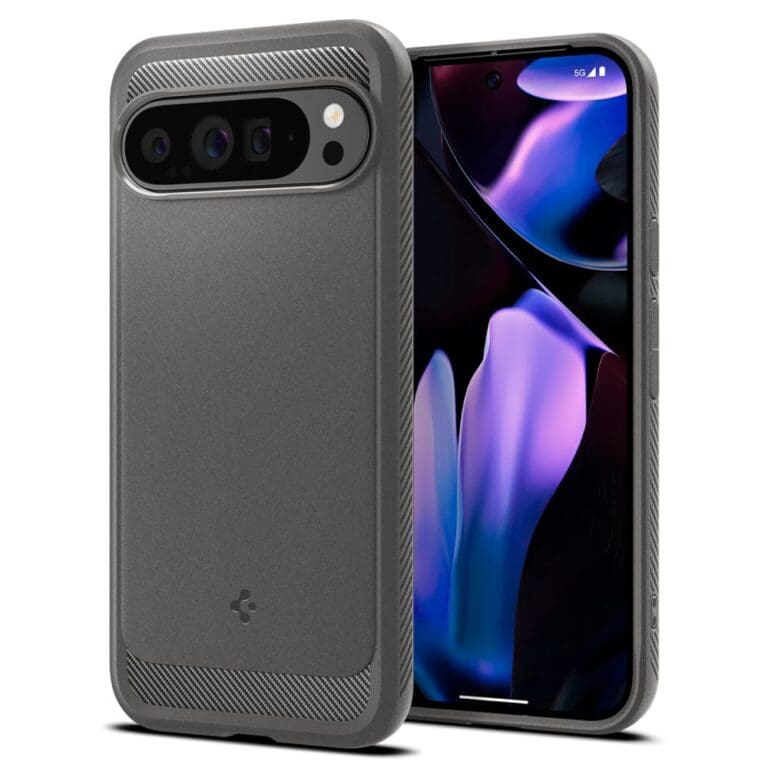 Spigen Rugged Armor Marble Grey Kryt Google Pixel 9 Pro XL