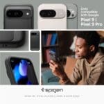 Spigen Rugged Armor Matte Black Kryt Google Pixel 9/9 Pro