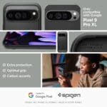 Spigen Rugged Armor Matte Black Kryt Google Pixel 9 Pro XL