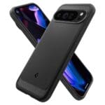 Spigen Rugged Armor Matte Black Kryt Google Pixel 9 Pro XL