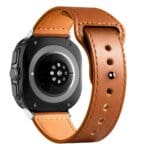 Tech-Protect Leatherfit Samsung Galaxy Watch Ultra (47 mm) Brown